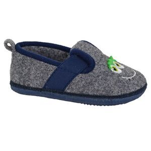 Sleepers Childrens/Kids Yeti Monster Slippers / Mid Grey